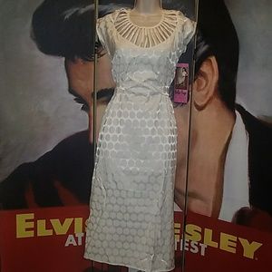 Bettie Page Put a Ring On It Bridal Dress White